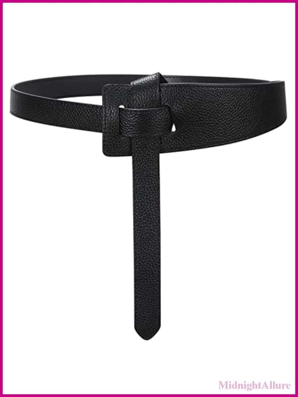 Genuine Leather Tie Knot Waist Belt for Dress Jumpsuit Coat